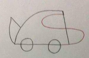 2-easy drawing to car picture worksheets
