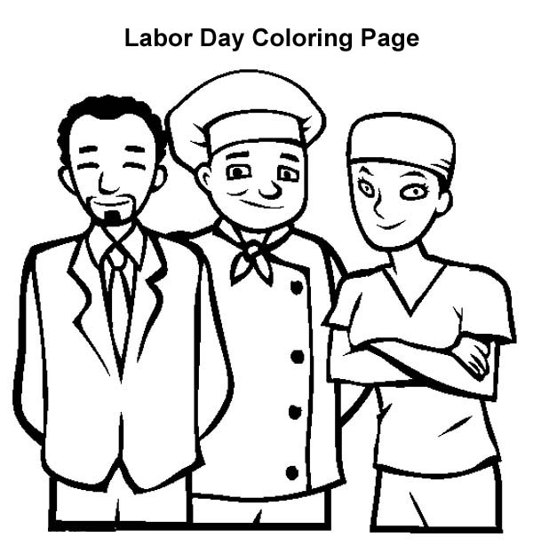 American-Workers-in-Labor-Day-Coloring-Page - Preschool Crafts