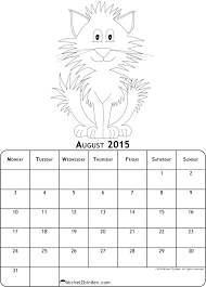 Coloring pages for the August3