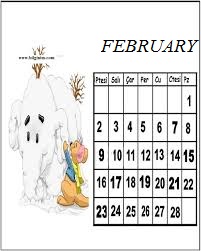 Coloring pages for the month of february