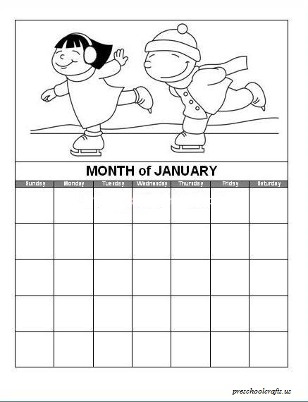 january coloring pages for preschoolers - photo #32