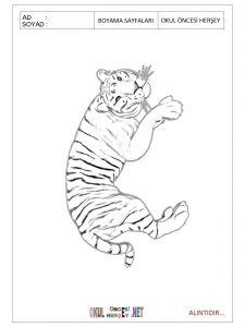 Free printable jaguar colouring pages for preschool
