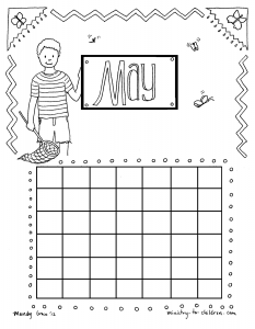 May Coloring pages