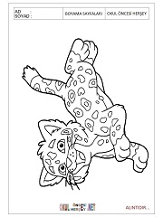 baby jaguar coloring pages