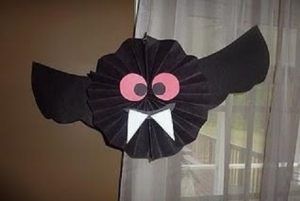 bat craft idea for kindergarten