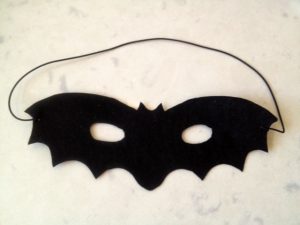 bat mask handmade