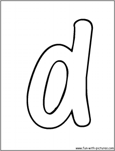 bubble-letter-d-coloring-page