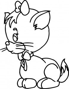 cat coloring pages for children