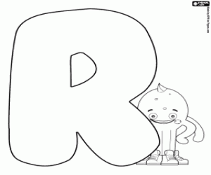 Coloring pages for kids, letter r coloring pages for preschool