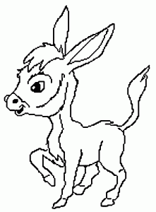 donkey_coloring_pages