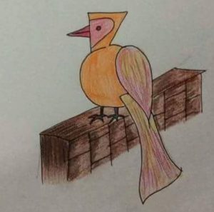 easy bird drawing for kindergarten