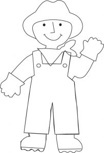 İnternational labor day coloring pages farmer