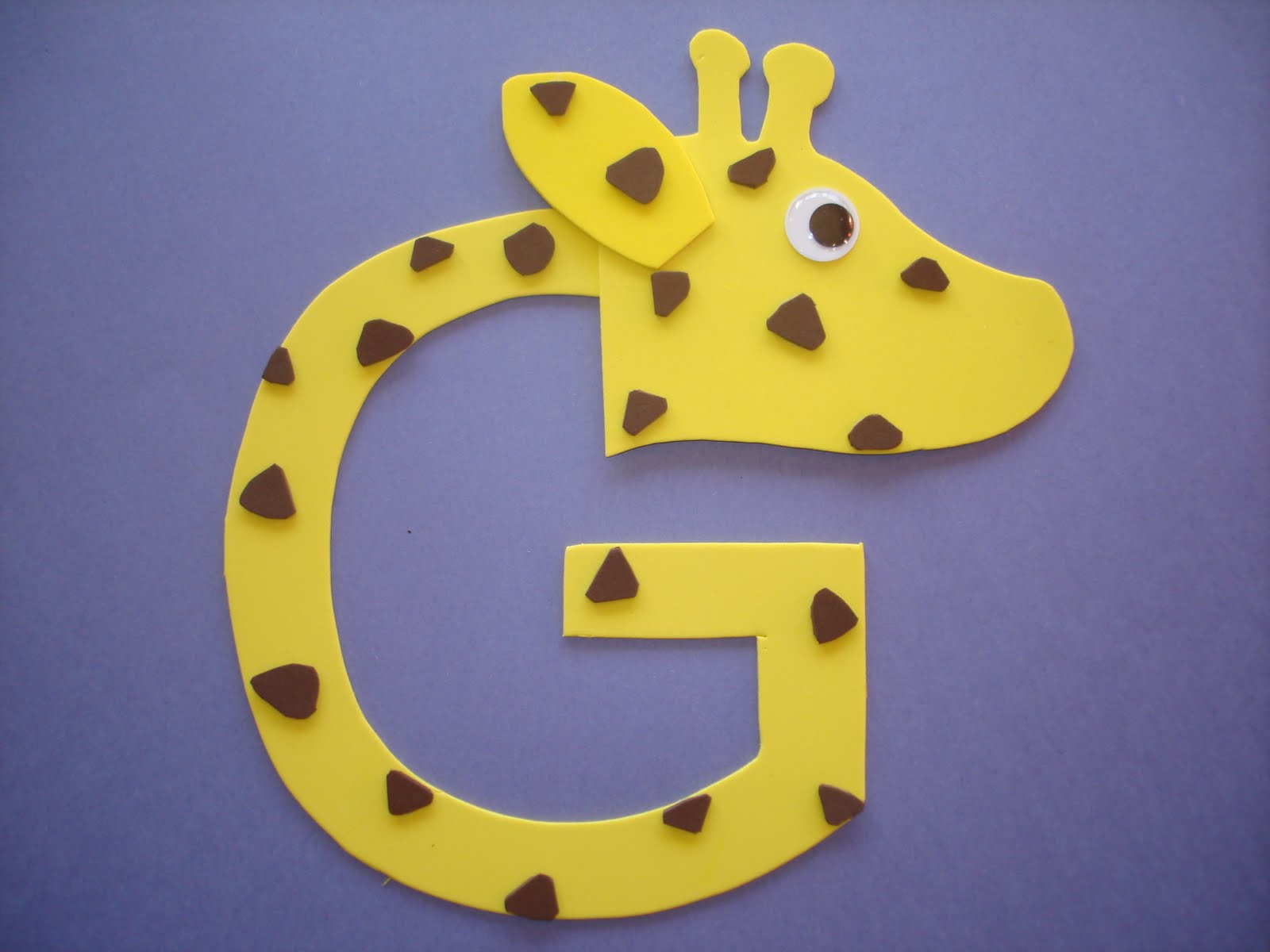 Letter G Crafts Preschool and Kindergarten