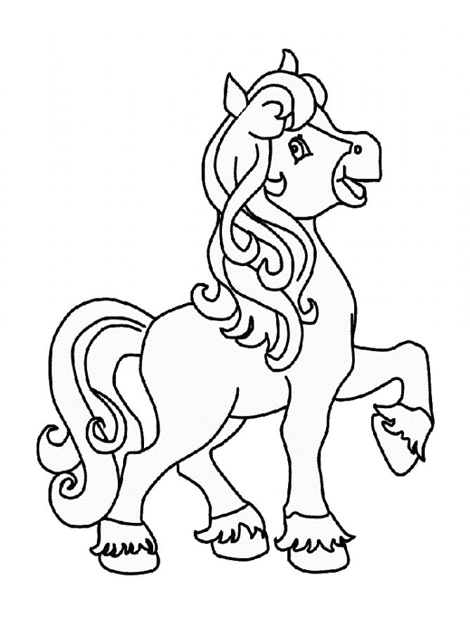 free-animals- horse-printable-coloring-pages-for-preschool