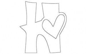 free letter h coloring pages for preschool