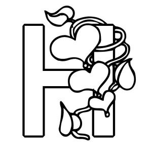 free letter h-printable coloring pages for preschool