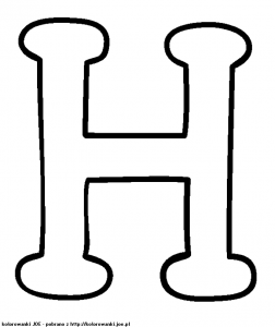 free-letter h printable coloring pages for preschool