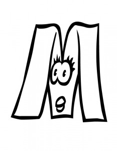 free letter-m coloring pages for preschool