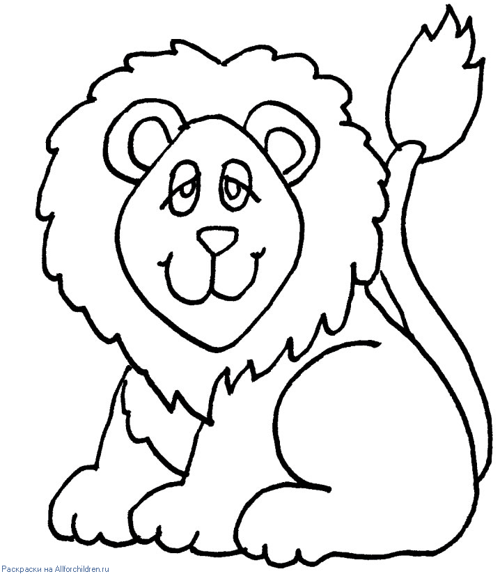 Lion Coloring Pages - Preschool and Kindergarten