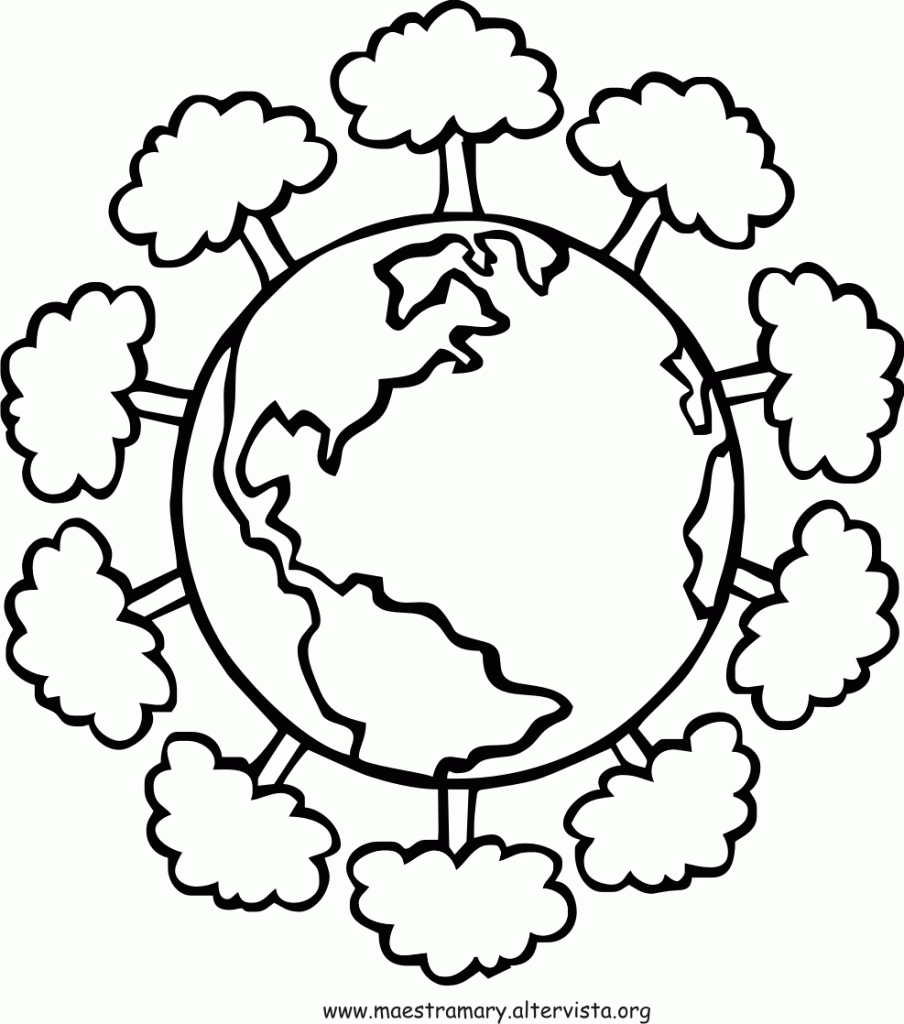 earth coloring pages for preschoolers - photo #27