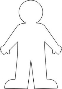 human body template for activities