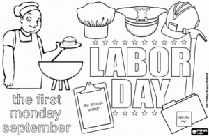 labor day coloring pages