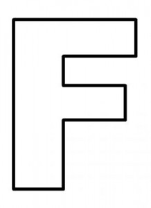 Letter F Coloring Pages - Preschool and Kindergarten