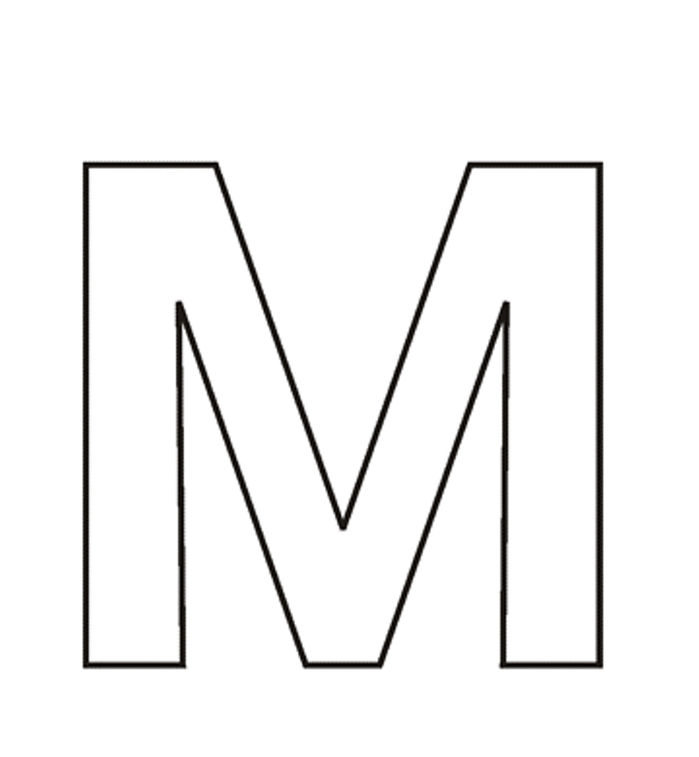 Free Printable Letter M Coloring Pages