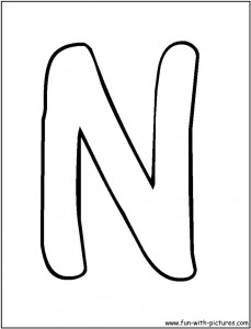 letter-n coloring pages for preschool