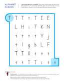 letter t-circle-worksheet