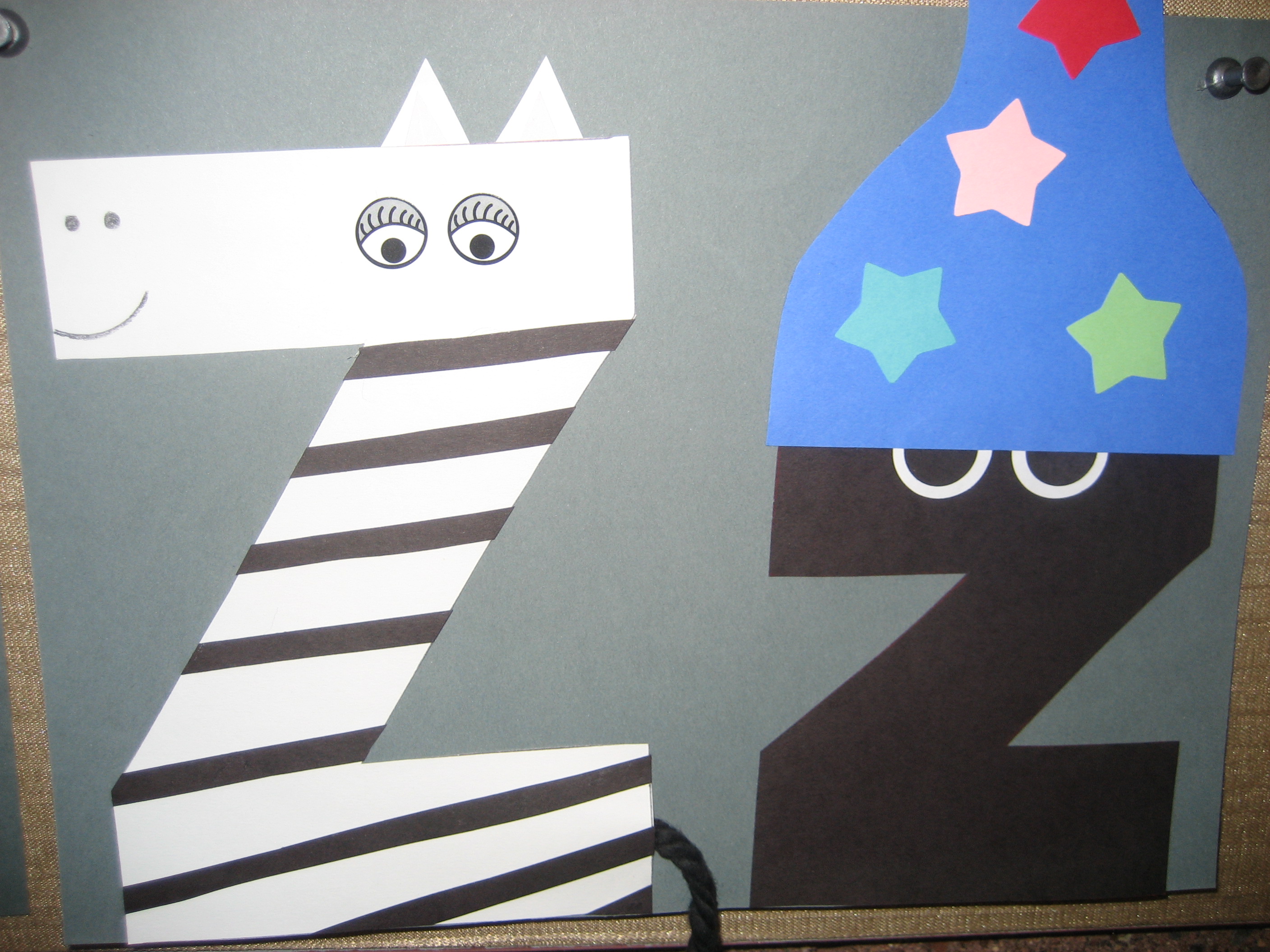 letter z craft zebra for kids - Preschool Crafts
