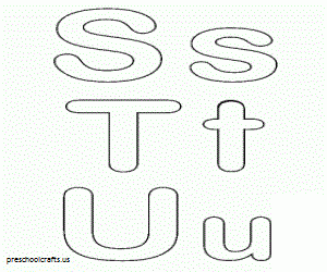 letters-s-tand-u- coloring pages