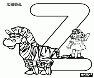 letters z coloring pages