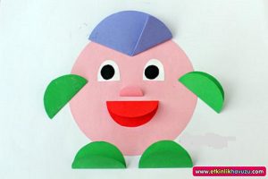 my face folding paper crafts for kids