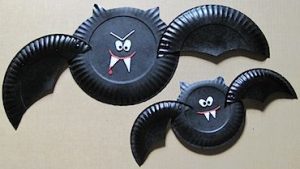 paper plate bat crafts