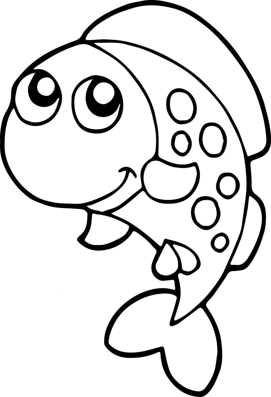Fish Coloring Pages For Kids Preschool And Kindergarten