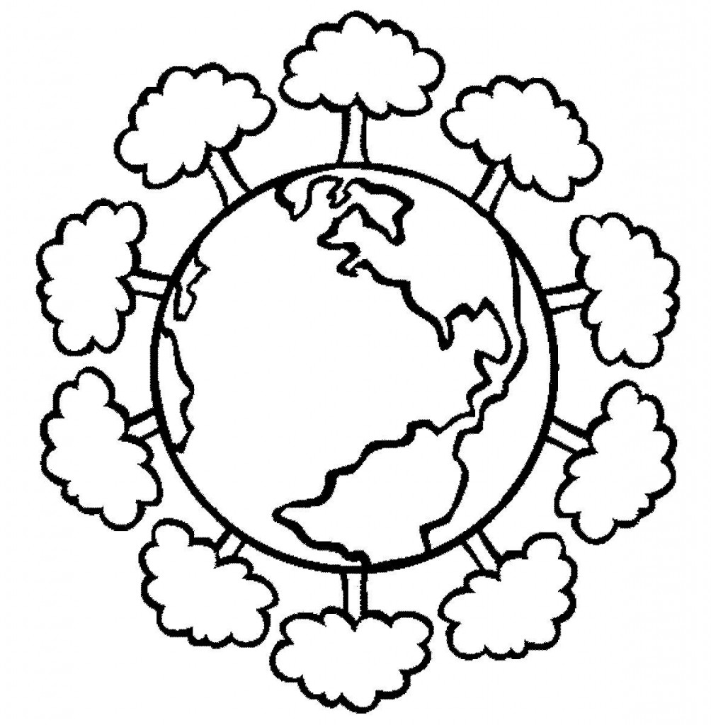 Earth Day Coloring Pages - Preschool and Kindergarten