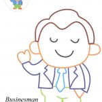 Businesman coloring pages