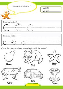 Letter-C-workpage-for-kindergarten