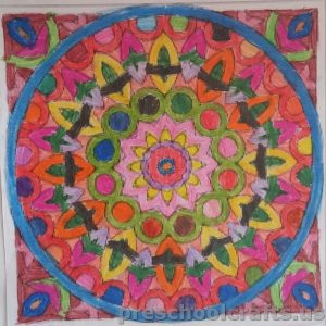 Mandala painting ideas for kids