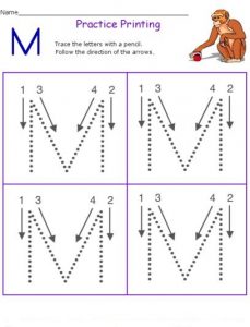 practice-tracing-letter-m-workpage