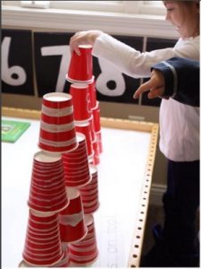 stacking cups on top