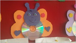 cd crafts butterfly for preschool