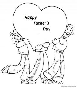 free printable world father's day for children
