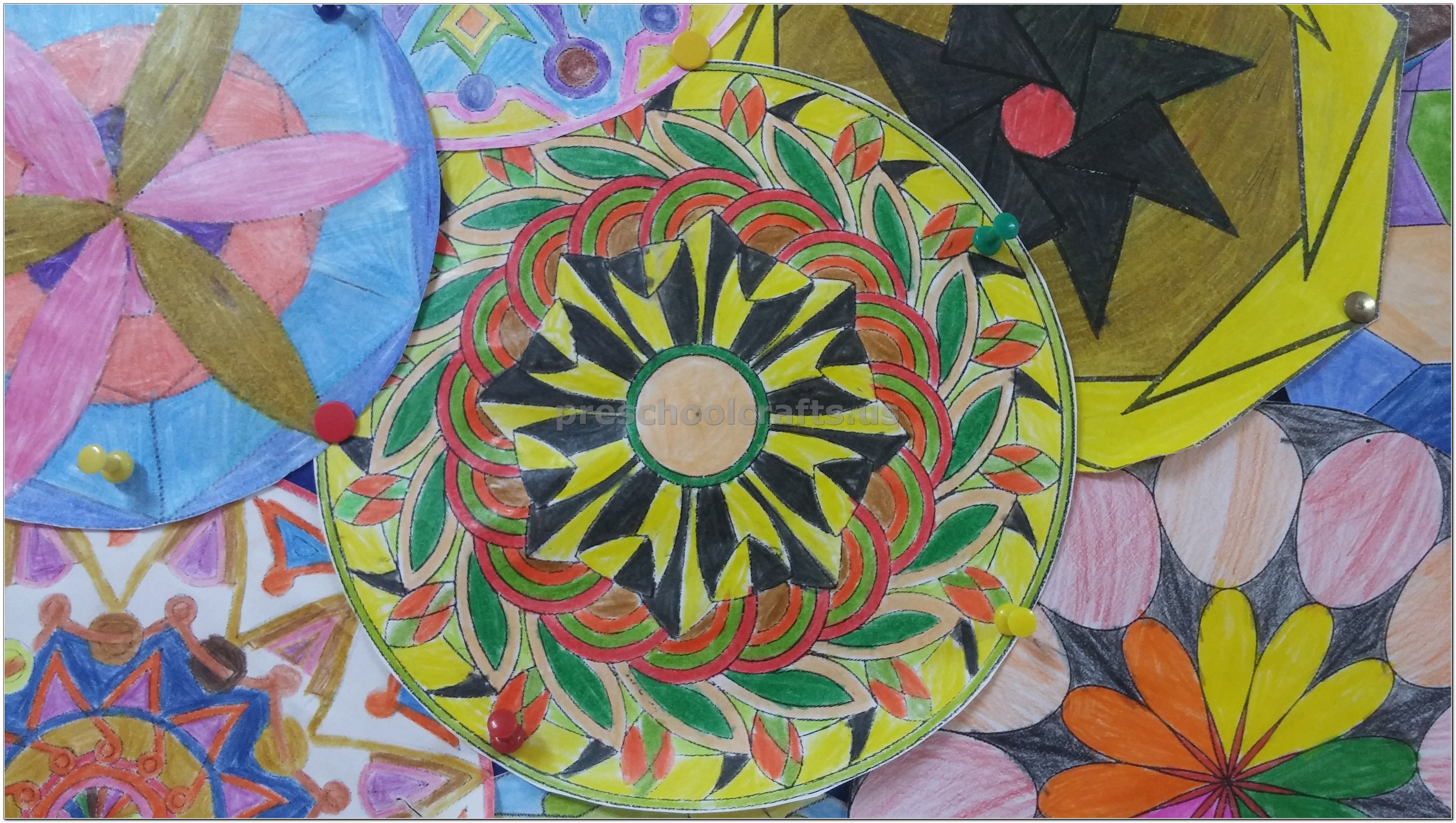 Mandala Bulletin Board Art Activities For Primaryschool Preschool Crafts