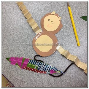 monkey crafts ideas for kids