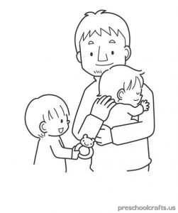 printable world father's day coloring pages for kids
