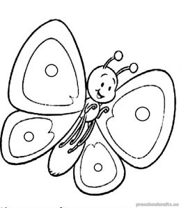 butterfly coloring pages for-kids