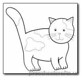 cat-coloring pages for preschool