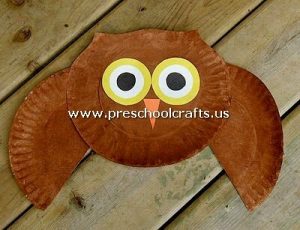 owl-craft-from-paper-plate
